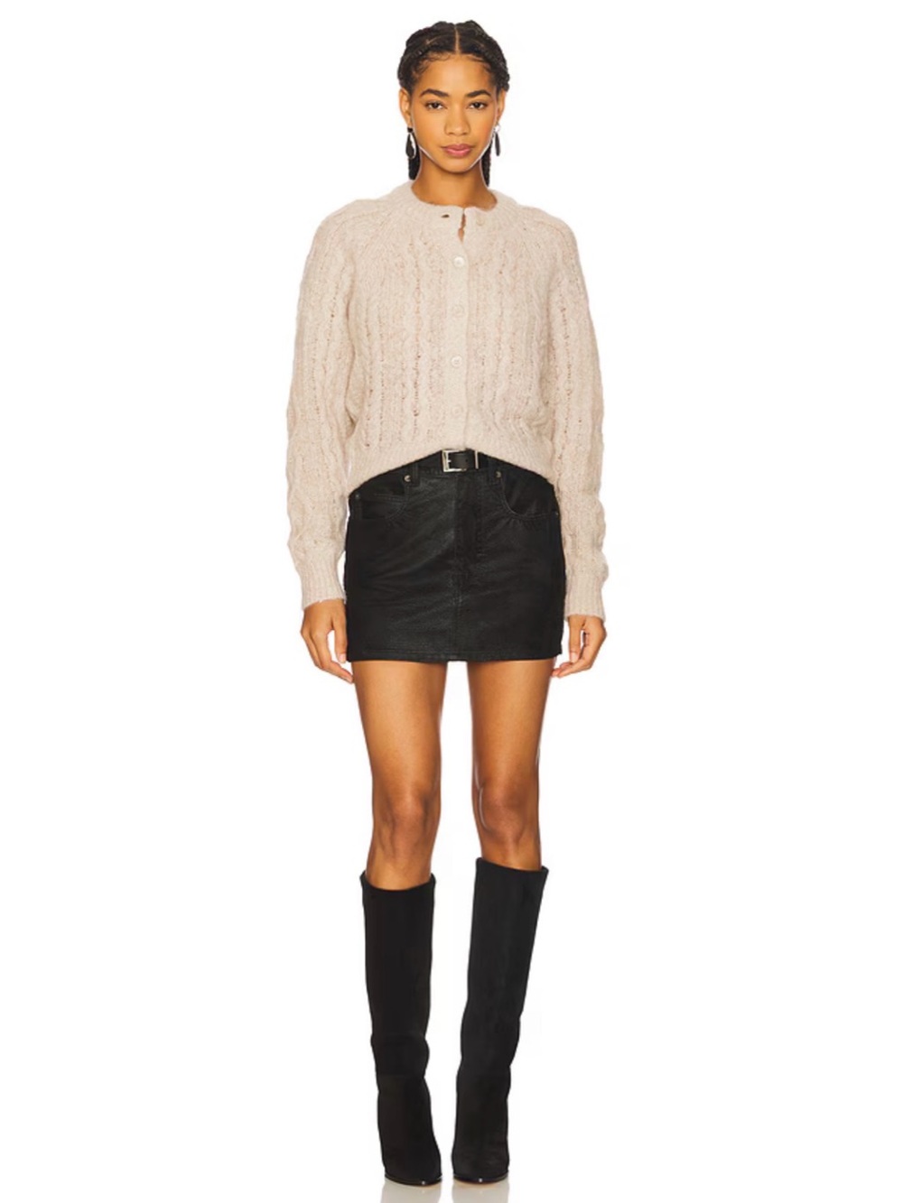 NEW Isabel Marant Étoile Black Kimmy Mini Skirt size 36 US 4 Small